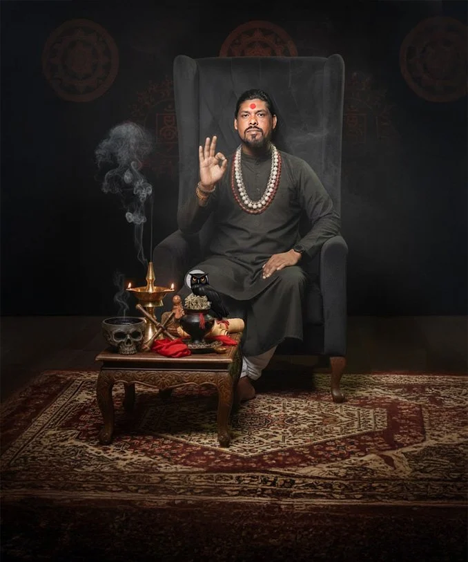 श्री निखिल जी महाराज का स्टूडियो पोर्ट्रेट